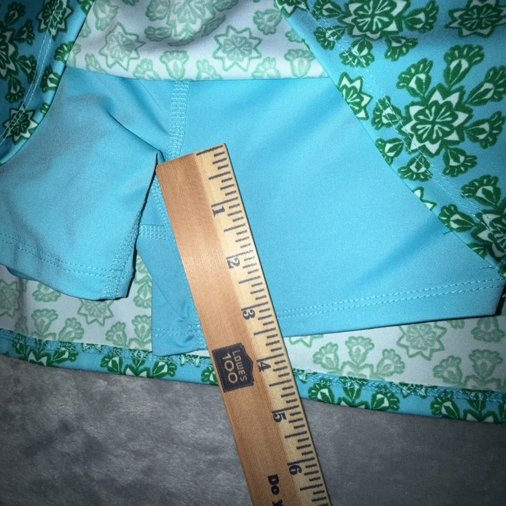 Sigrid Olsen Skort Women's M Blue Kaleidoscope Tennis Golf‎ Athletic Activewear